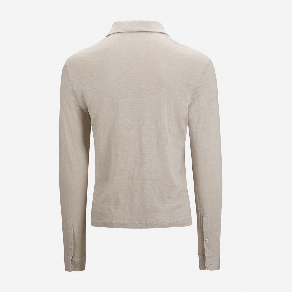 Longsleeve Linen Piquet - Ligth Beige