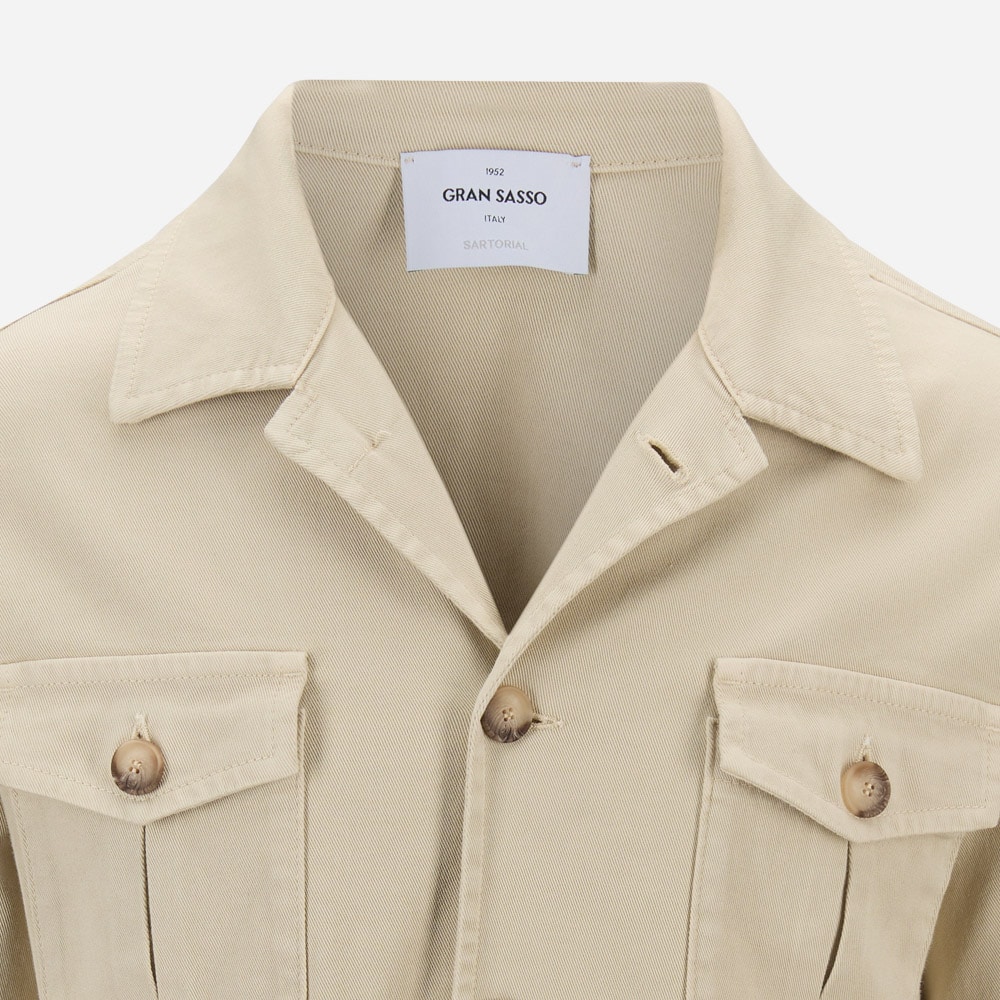 Safari Jacket Cotton - Beige