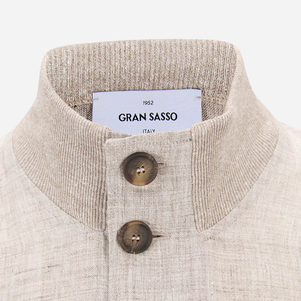 Blouson Jacket Linen - Ligth Beige