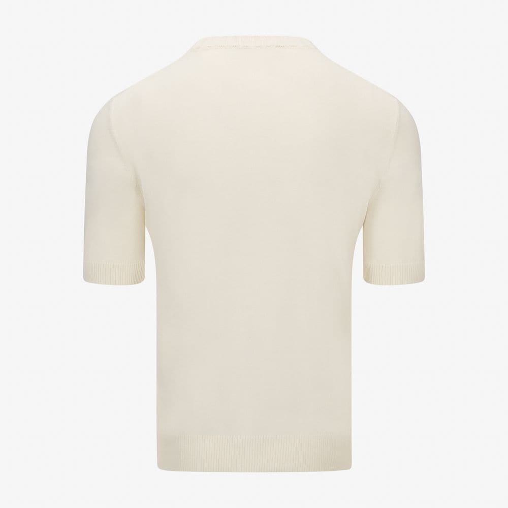 Short Sleeve Sweater - Panna