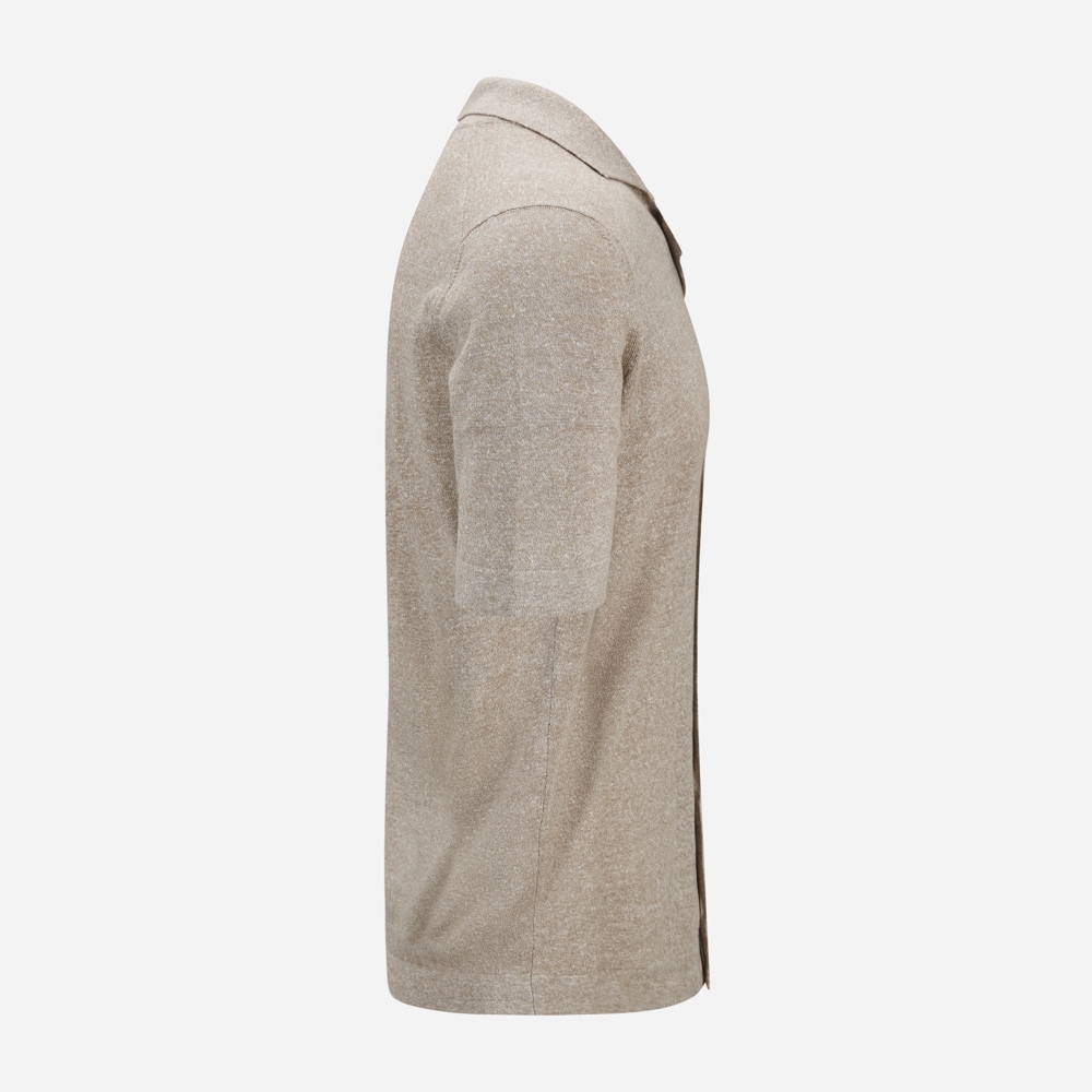 Bowling Shirt Linen - Taupe