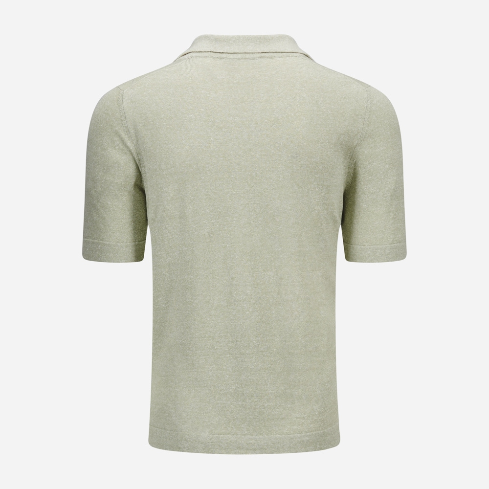 Bowling Shirt Linen - Ligth Green