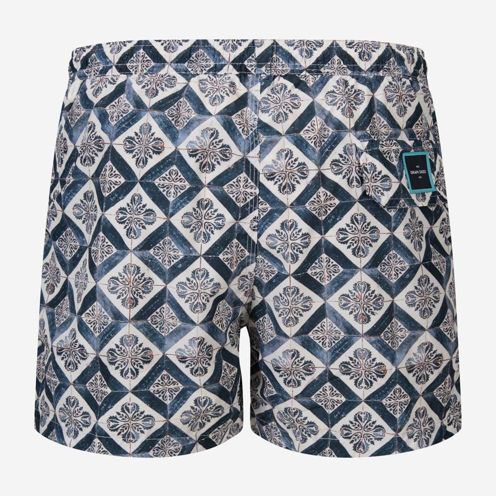 Swim Shorts - Navy Pattern