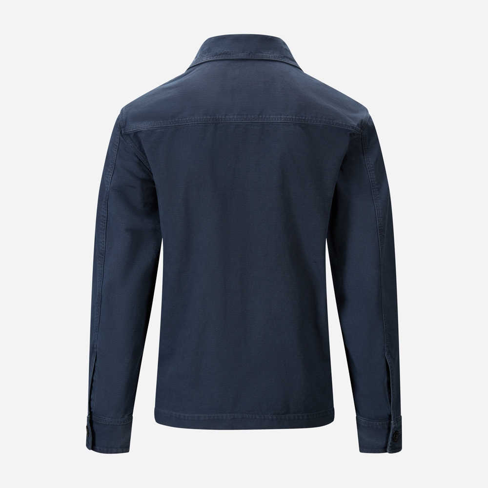 Overshirt Canvas Garment Dyed - Sea Storm