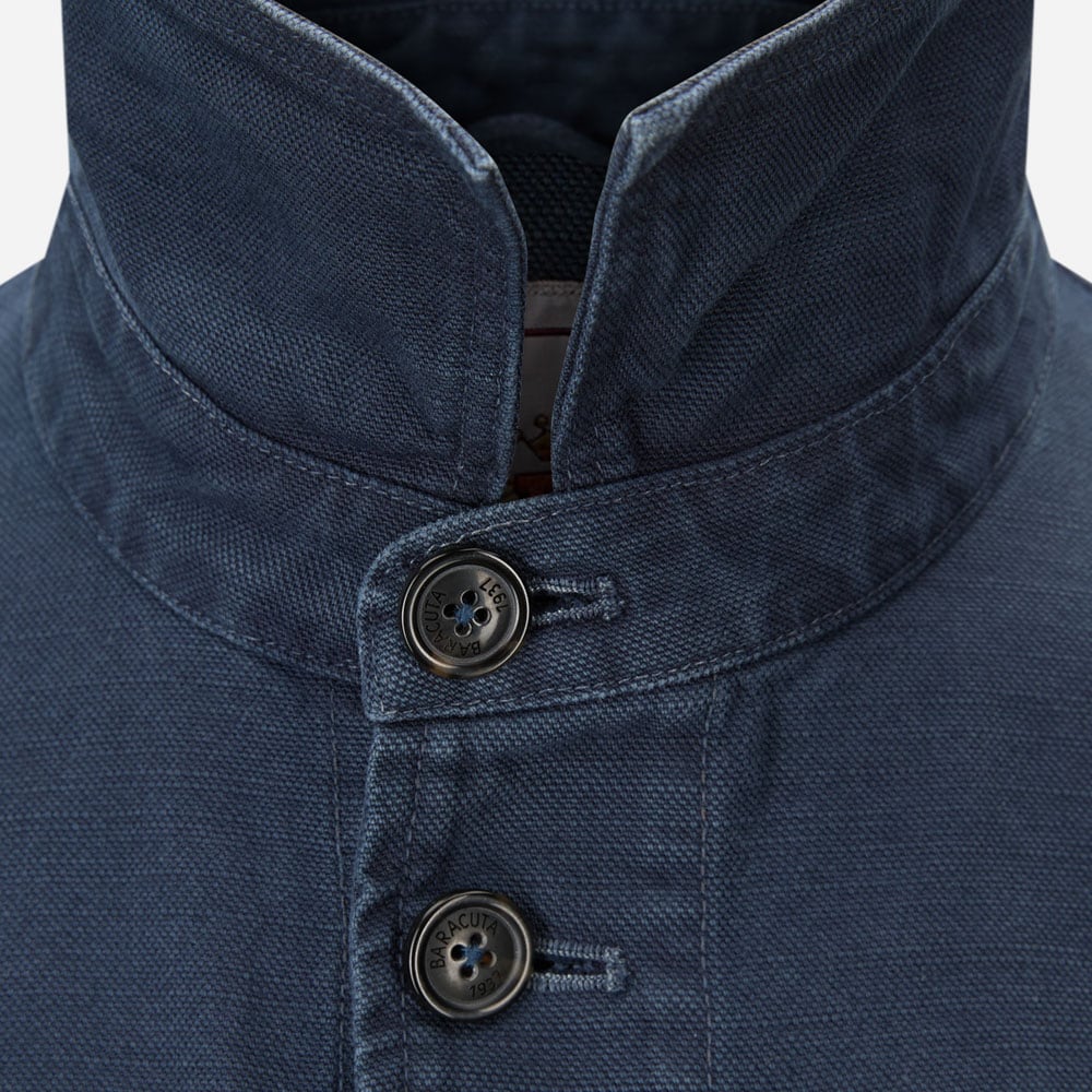 Overshirt Canvas Garment Dyed - Sea Storm