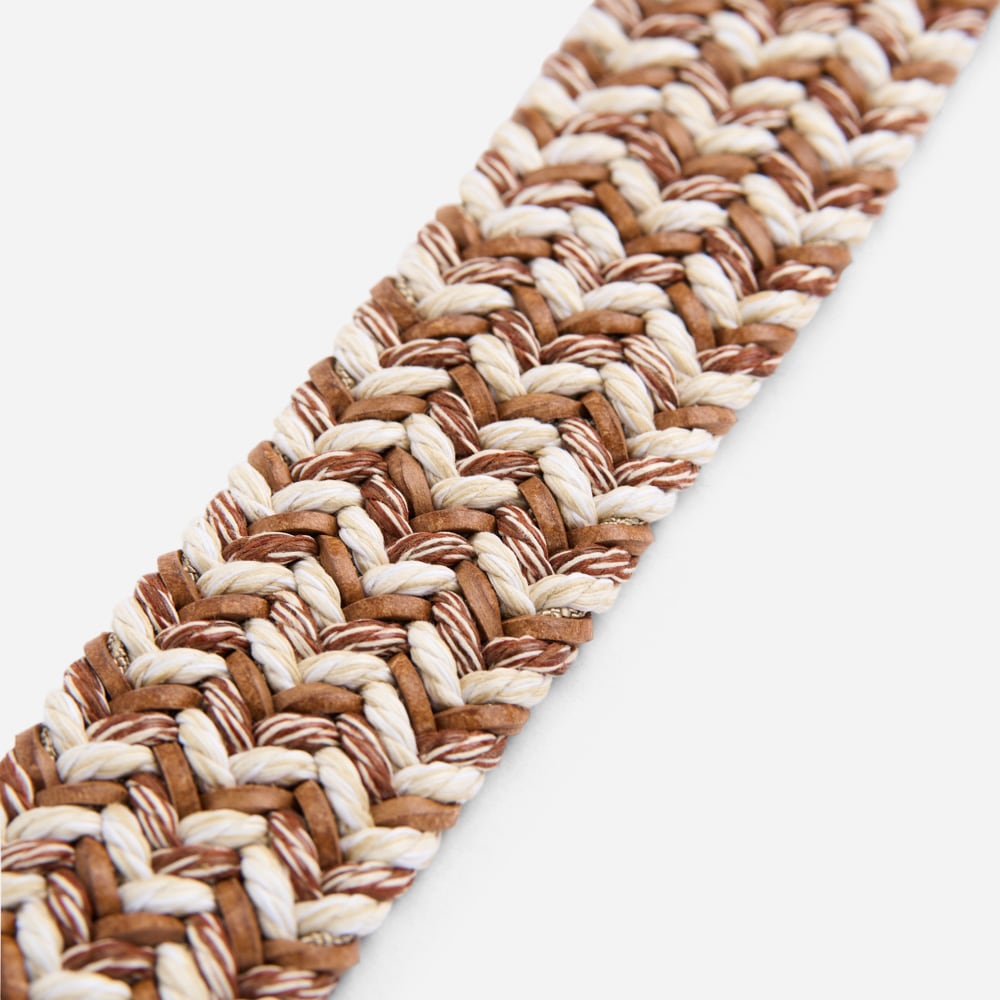 Elastic Belt - Beige-Brown