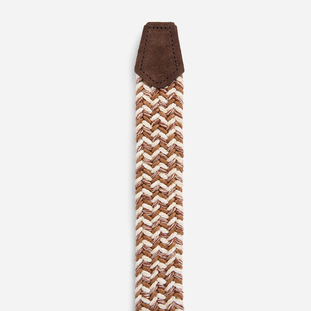 Elastic Belt - Beige-Brown