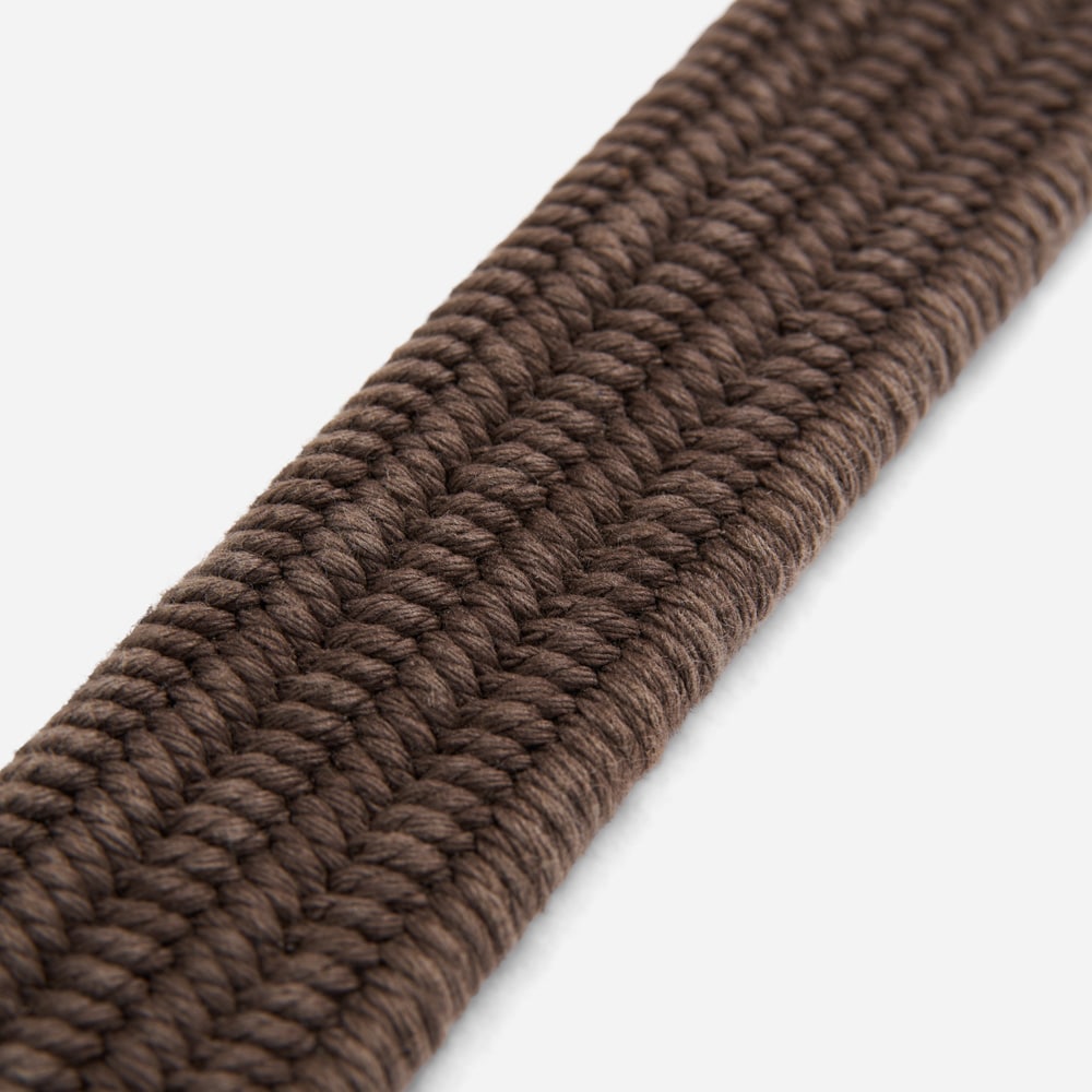 Elastic Washed Belt - Taupe
