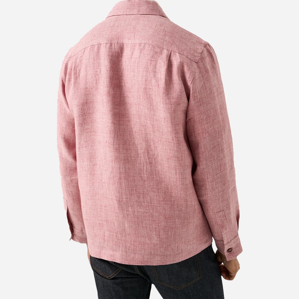 Overshirt Linen - Pink