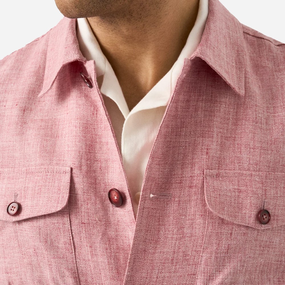 Overshirt Linen - Pink