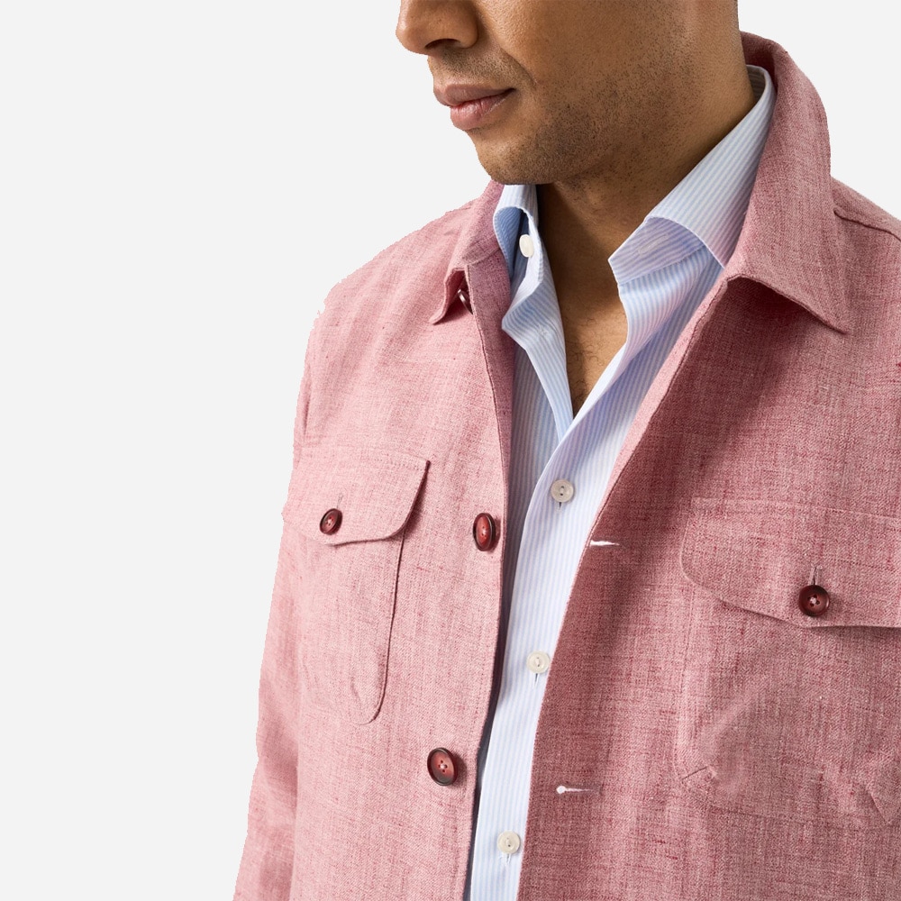 Overshirt Linen - Pink