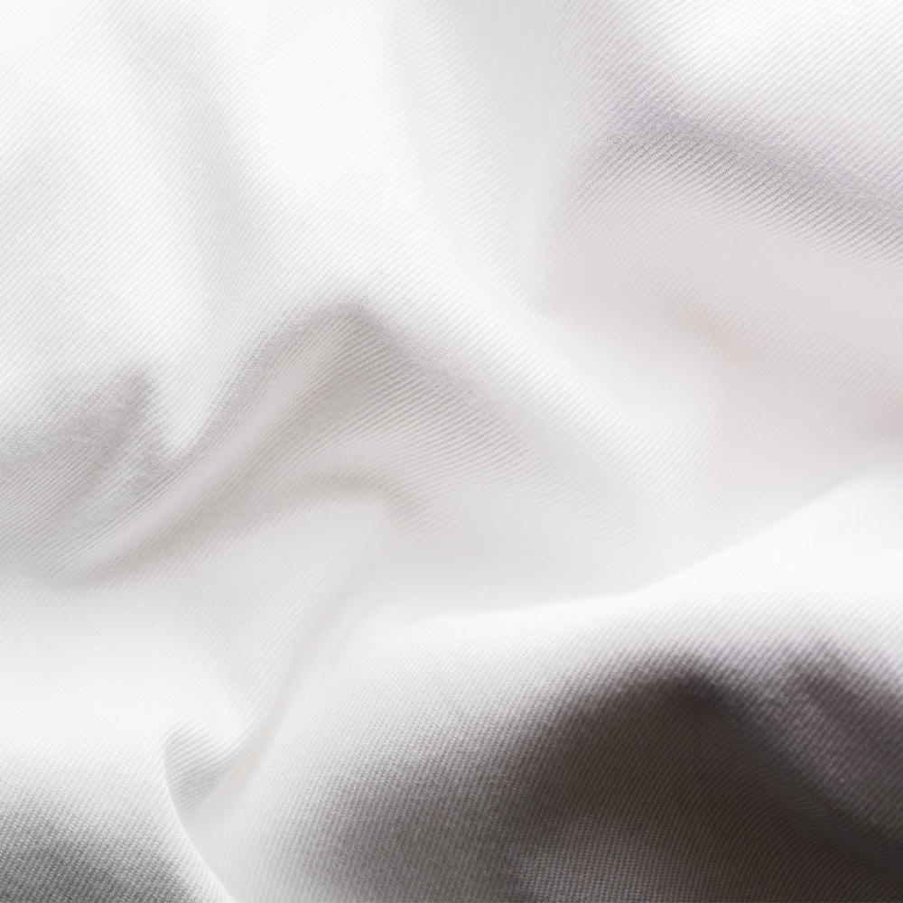 Slim Denim Stretch Shirt - White