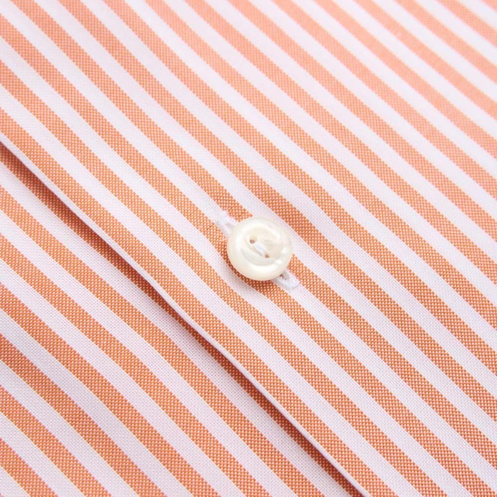 Contemporary Signature Oxford Shirt - Orange Striped