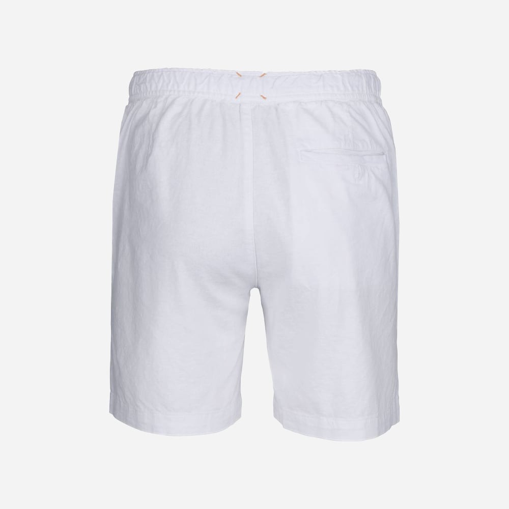Samos Linen Shorts - White