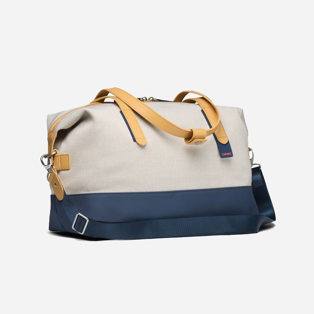 24hour Holdall W/Shoulder Strap - Navy/Sand