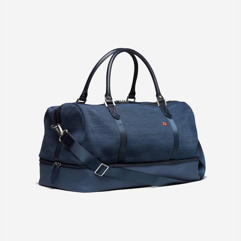 Duffel Knit Bag - Navy
