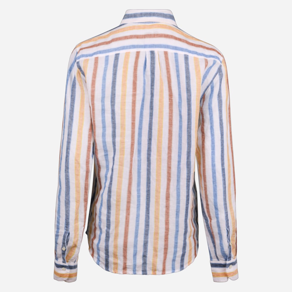 Siri Linen Shirt - Multi Stripes