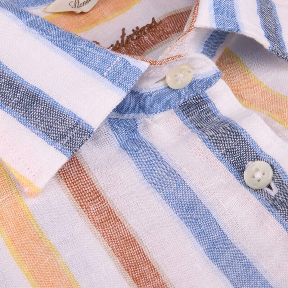 Siri Linen Shirt - Multi Stripes
