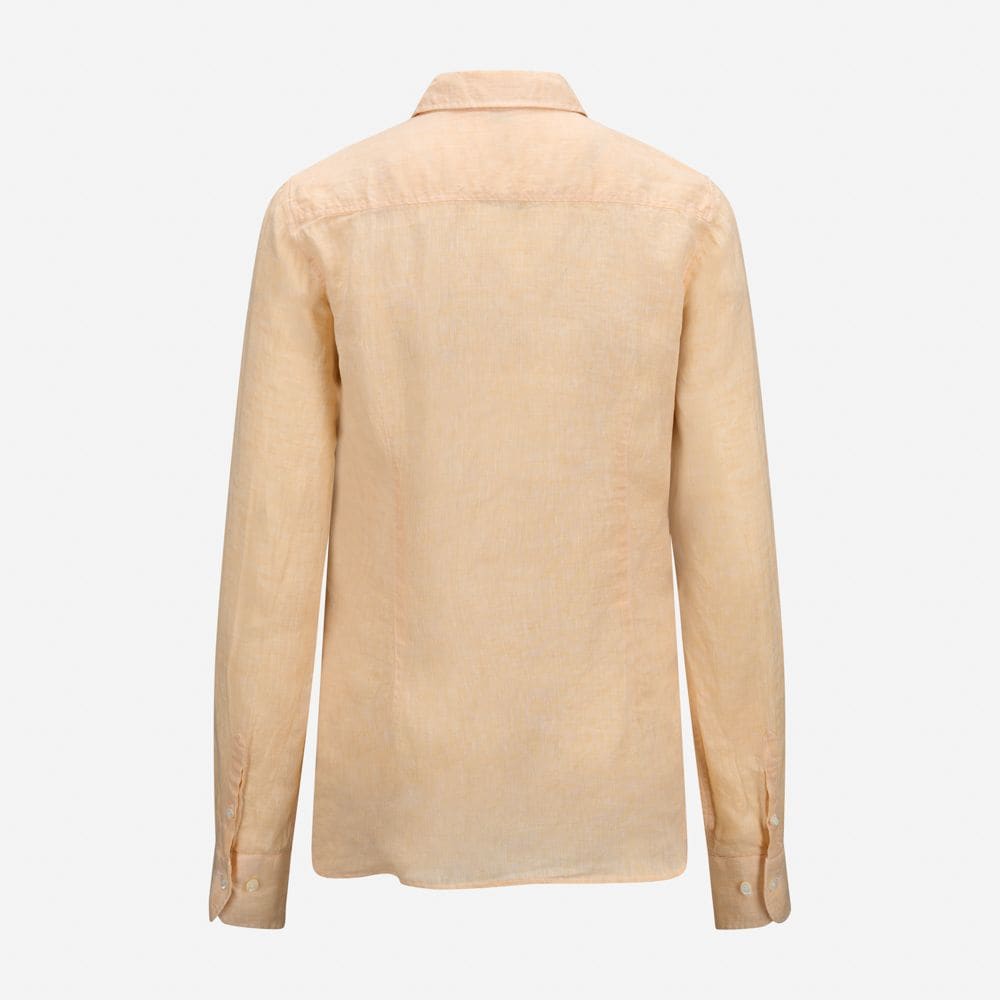 Sofie Linen Shirt - Light Orange