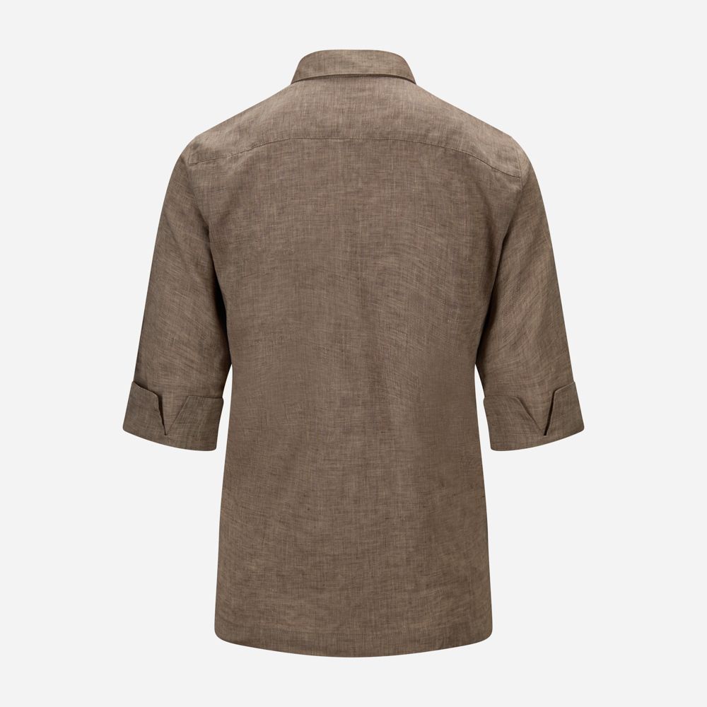 Stella Popover Shirt - Light Brown