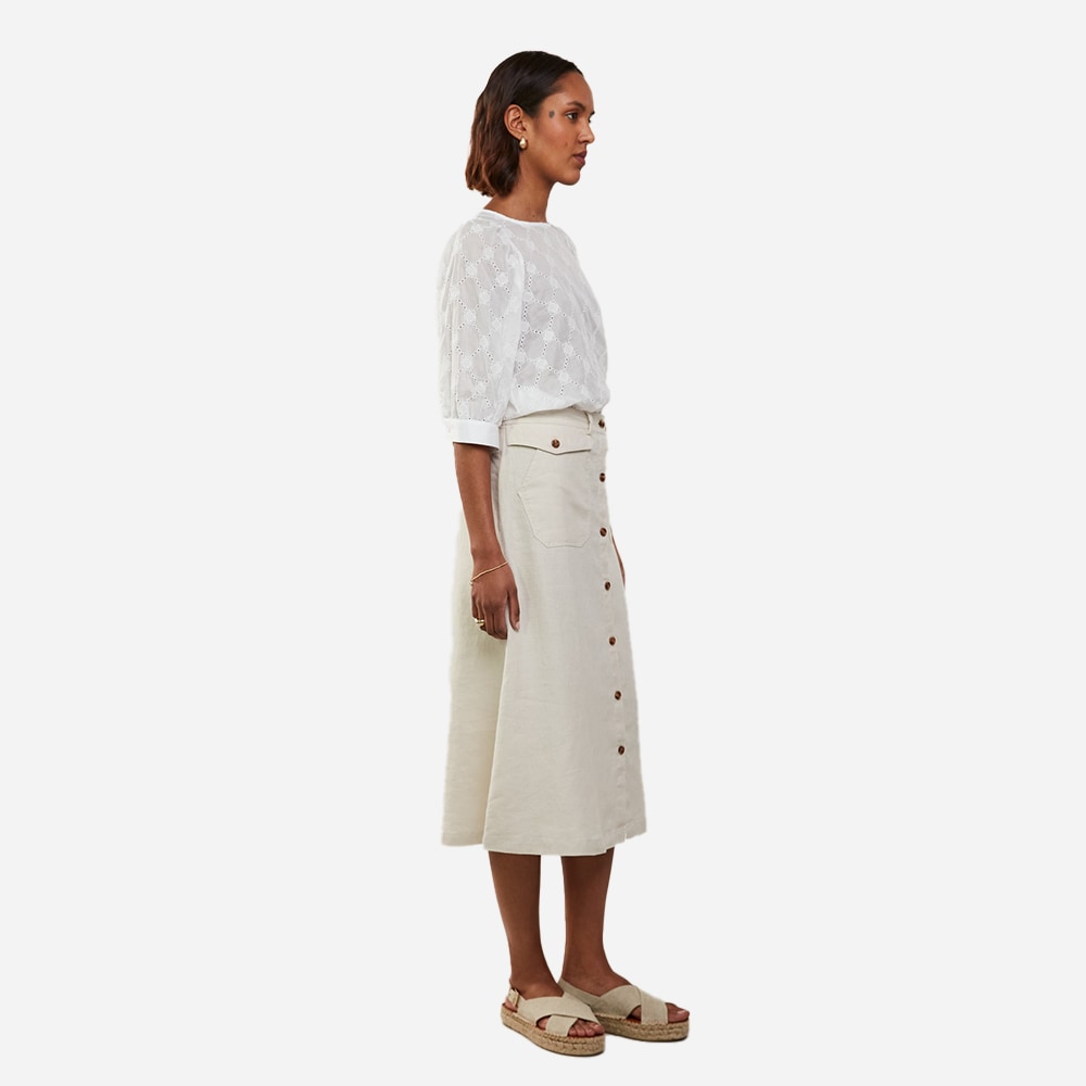Heidi Cargo Skirt - Light Beige