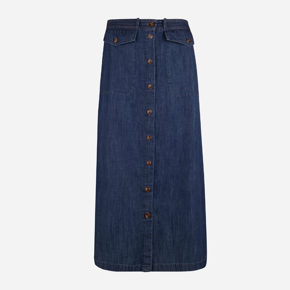 Heidi Cargo Skirt - Dark Indigo