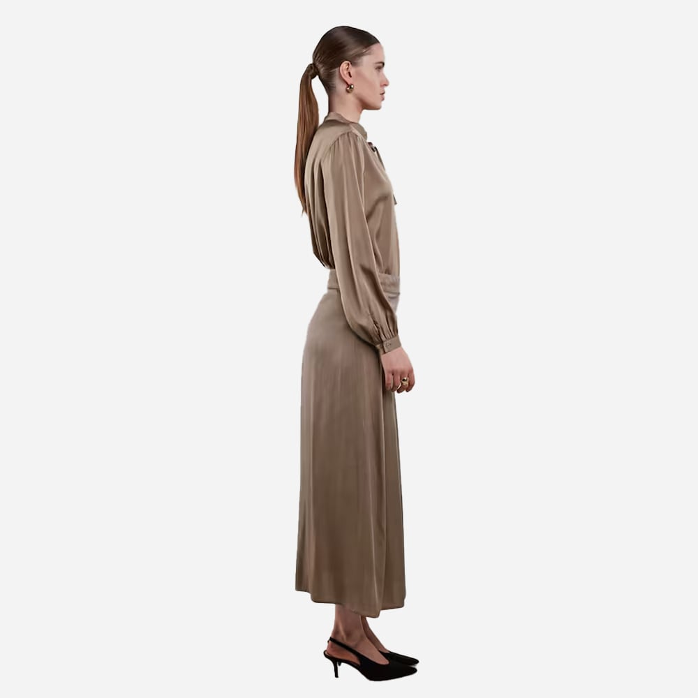 Jada Long Skirt - Beige