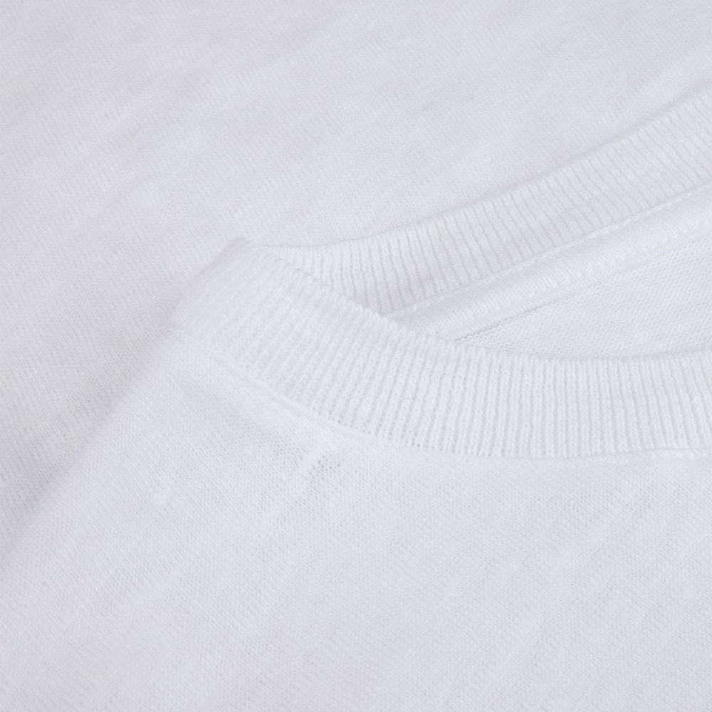 Helmi Linen Top - White