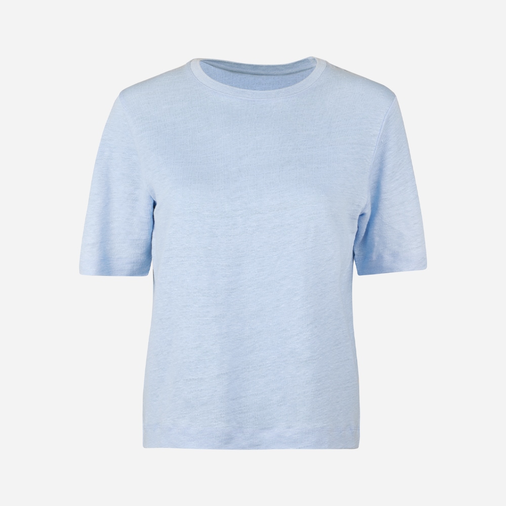 Helmi Linen Top - Blue