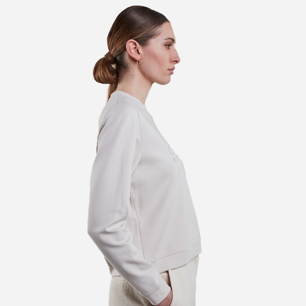 Julianna Round Neck Jersey - Light Beige
