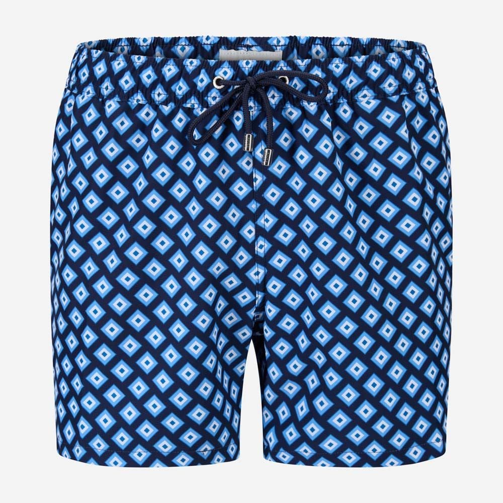 Classic Squares Swimshorts - Navy