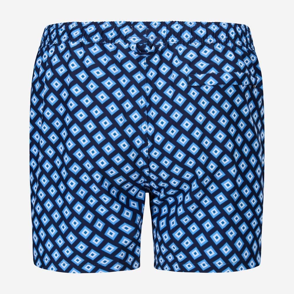 Classic Squares Swimshorts - Navy