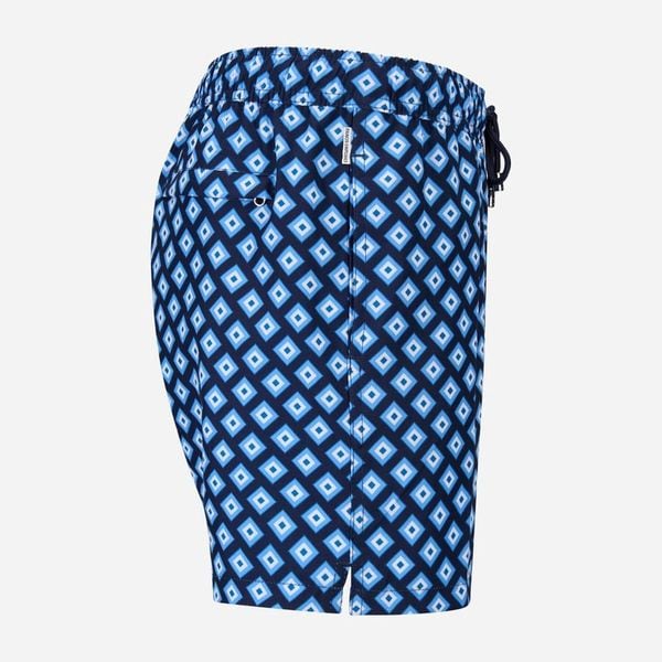 Classic Squares Swimshorts - Navy