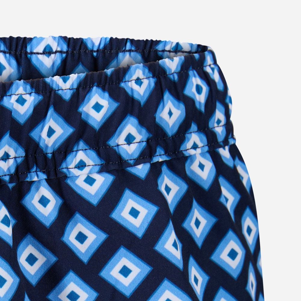Classic Squares Swimshorts - Navy