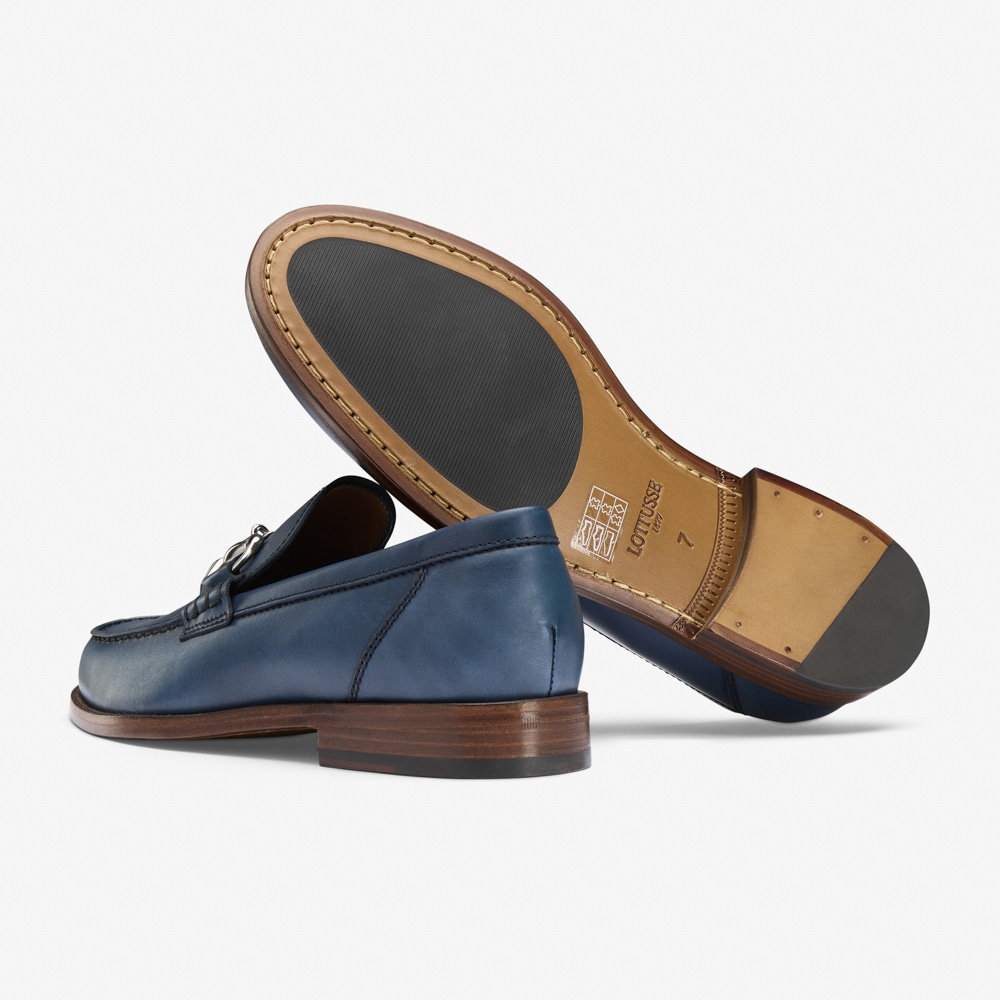 Yale Loafer With Buckle - Bucaner Marino