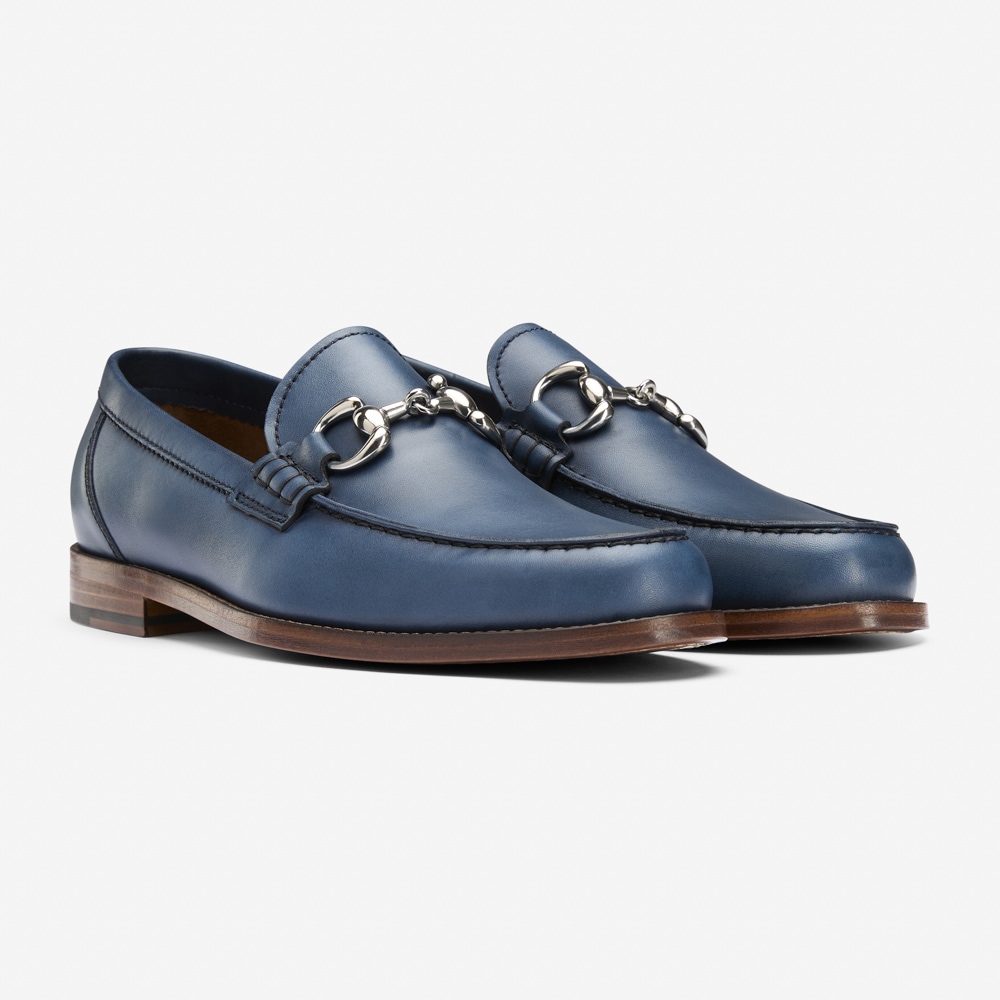Yale Loafer With Buckle - Bucaner Marino