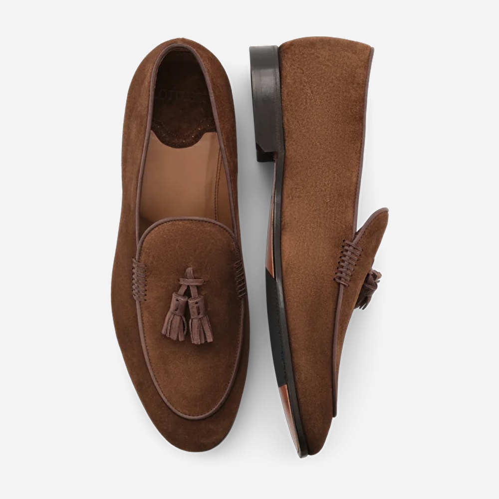 Verona Tassel Loafer - Camoscio Marrone