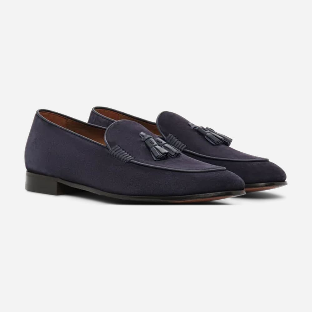 Verona Tassel Loafer - Camoscio Seda Marino