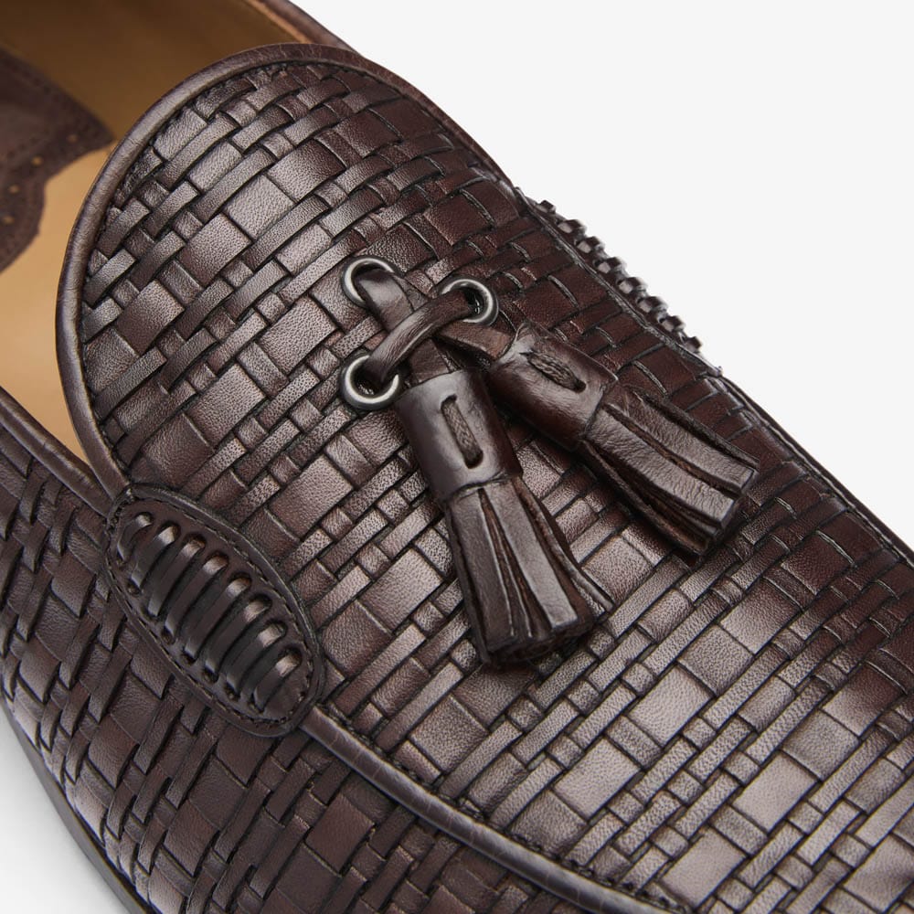 Verona Tassel Loafer Braided - Pasaquas Moka