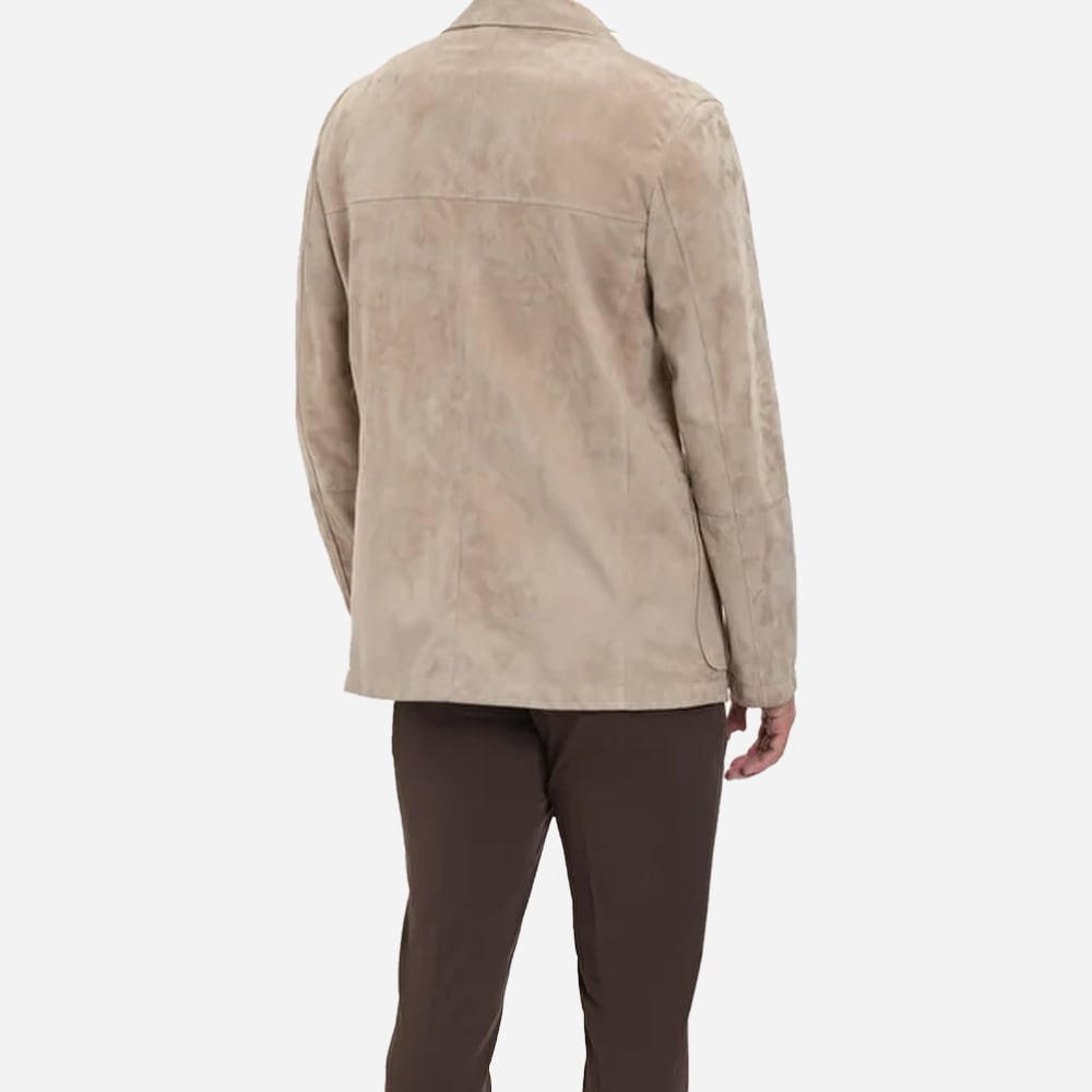 Barcelona Suede Blazer - Sueddeoil Topo