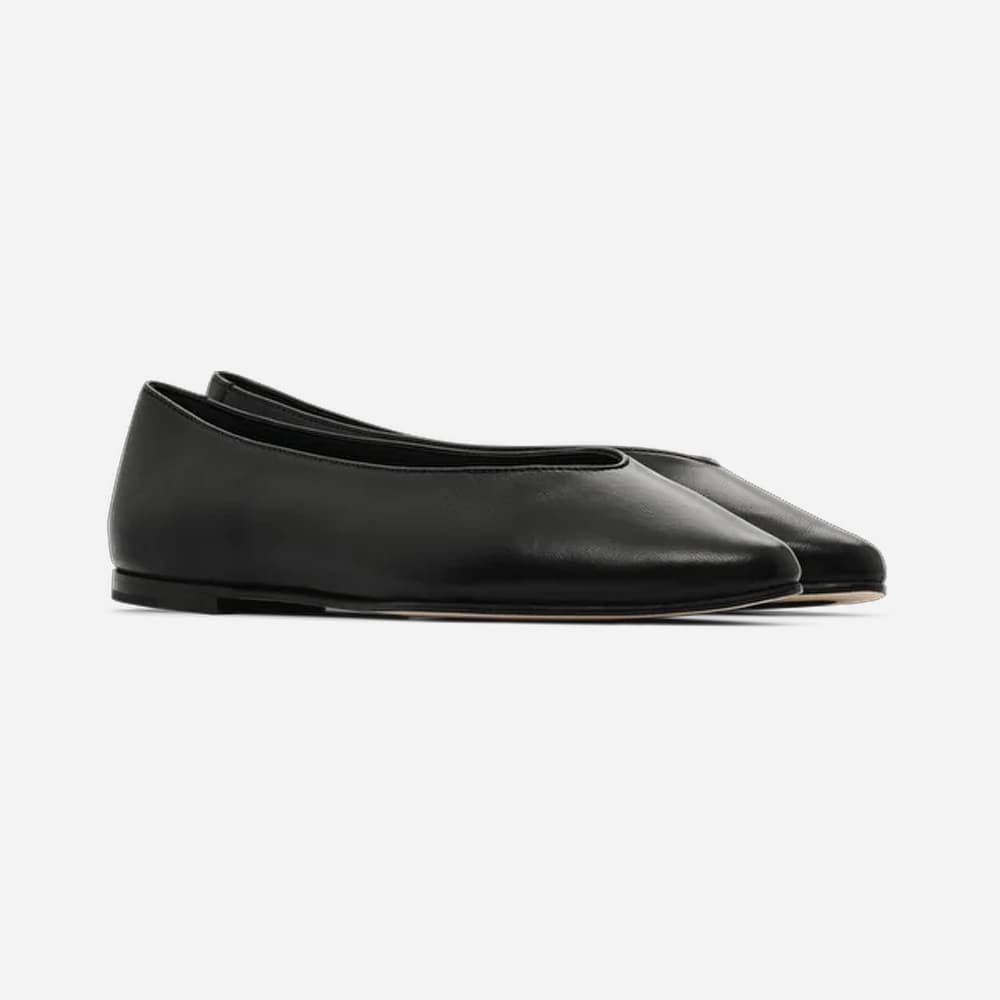 Bel Flat Ballerina - Lambsilk Black