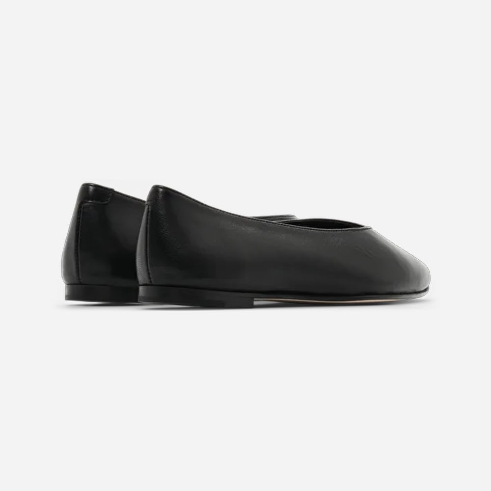 Bel Flat Ballerina - Lambsilk Black