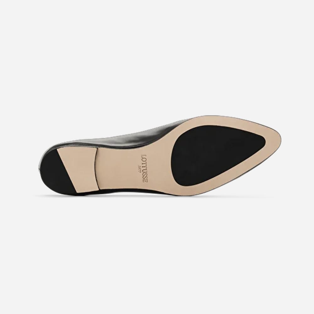 Bel Flat Ballerina - Lambsilk Black