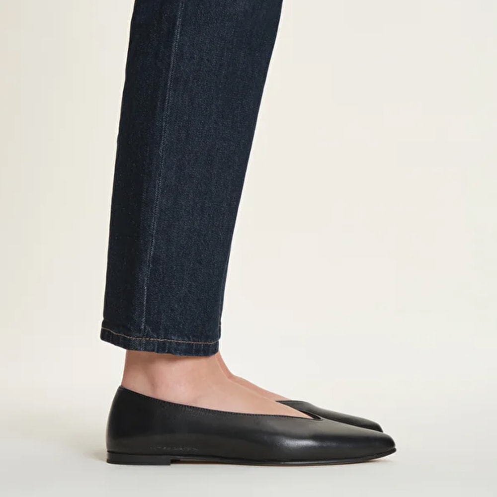 Bel Flat Ballerina - Lambsilk Black
