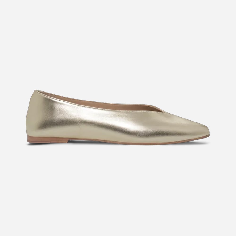 Bel Flat Ballerina - Glam Oro