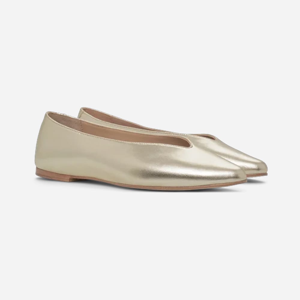 Bel Flat Ballerina - Glam Oro