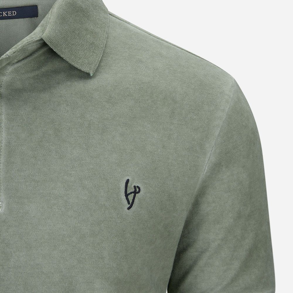 Torrebruna Washed Piquet - Verde Militare