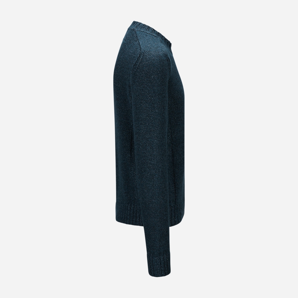 Crewneck Knitwear Dk Grn Sld