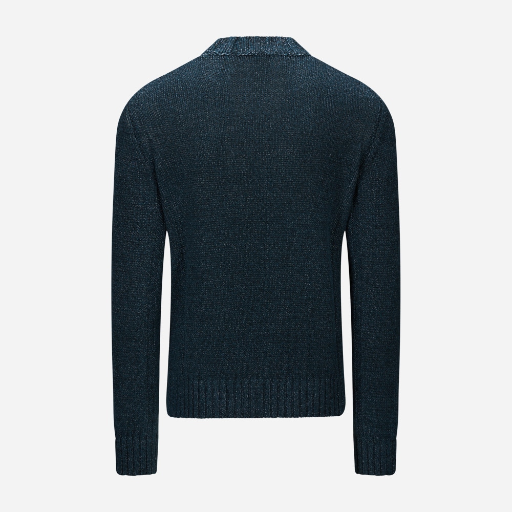 Crewneck Knitwear Dk Grn Sld