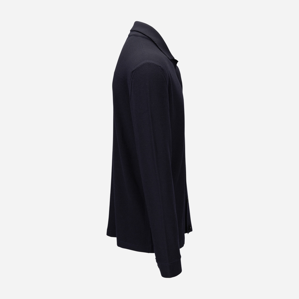 Knitwear Polo Nvy Sld